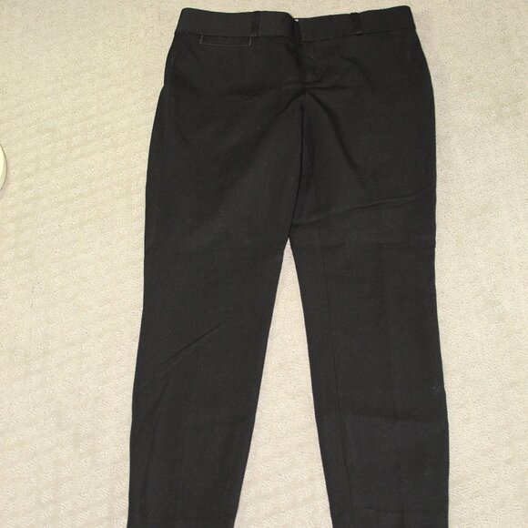 NWOT Banana Republic Pants Womens 0 Black Sloan Fit Stretch Skinny Work Trousers - Picture 1 of 5